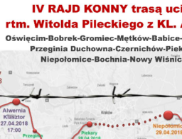 IV RAJD KONNY trasą ucieczki rtm. Witolda Pileckiego z KL. Auschwitz